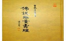 佛说无量寿经全文大字